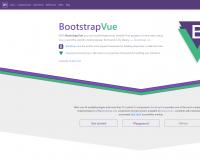 基于Vue+BootStrapV4的BootstrapVue构建响应式、移动项目
