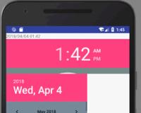 Android时间日期选择器控件DatePicker和TimePicker使用