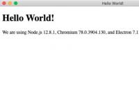Electron+Vue搭建跨平台桌面应用Hello World