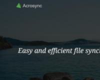 Windows原生文件夹同步工具Acrosync介绍